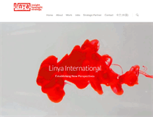 Tablet Screenshot of linya-international.com